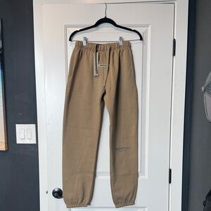 NWT Essentials Fear of God Tan Jogger Pants
